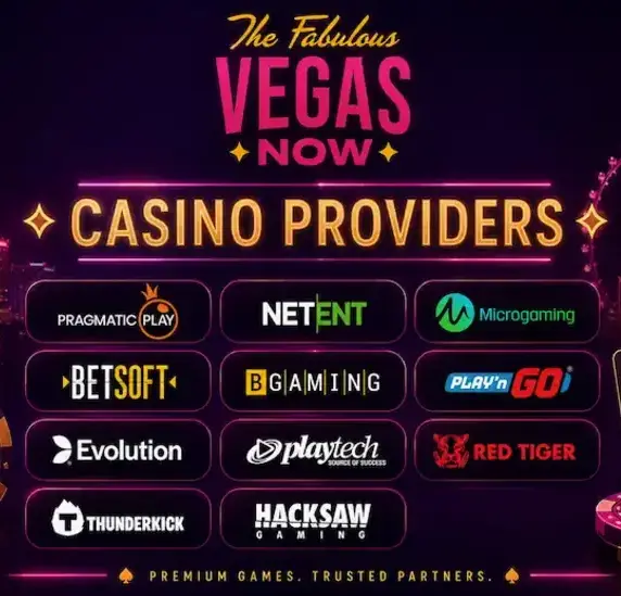 Vegasnow Casino Slots - release mix from Providers behind Popular entries