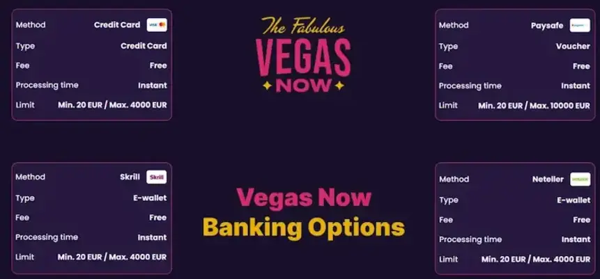 Vegasnow Canada - Usage conditions governed by rules and limits